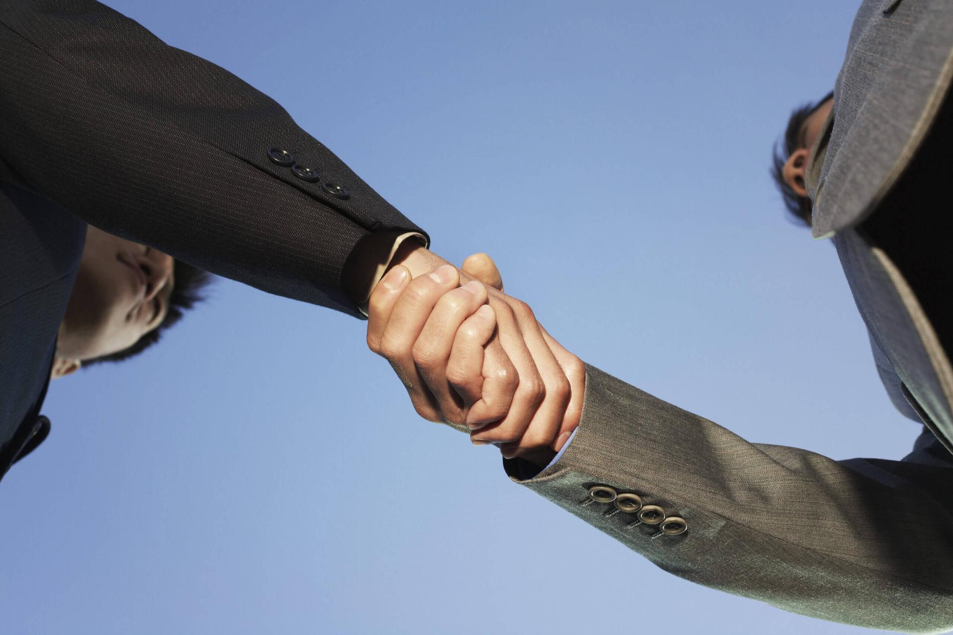 Businessmen Shaking Hands
