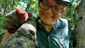 <p>Melissa Doodan wants to pursue a career in forestry and is learning career skills through Vermont Youth Conservation Corps and AmeriCorps. </p>
