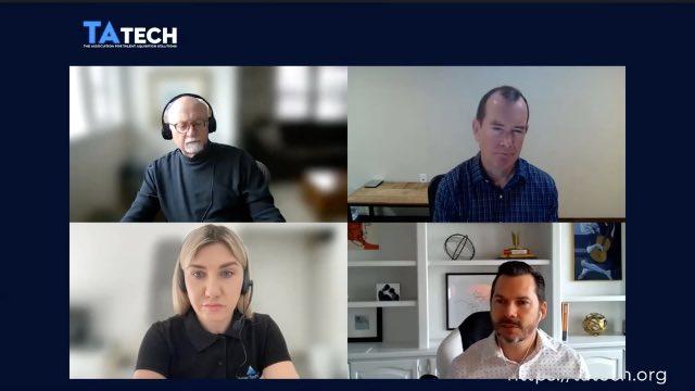 TAtech virtual roundtable discussion on how technology helps improve the recruiter experience
