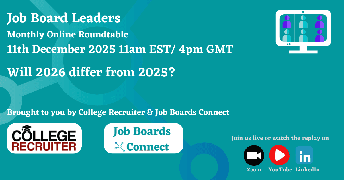 CDATA[**Industry News and Information**
![Job Board Leaders Roundtable cover art December 2025