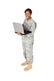 Female military veteran