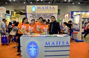 Mahsa University College featured at an education fair