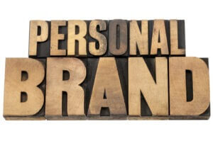 The words Personal Brand in all capital letters
