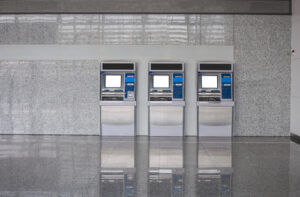 Three ATM machines