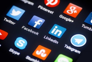 Various social media apps for networking