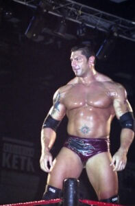 WWE Superstar Batista at a wrestling event in Tyler, Texas Circa in 2005