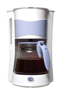 Coffee maker isolated on the white background 