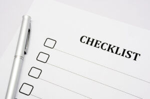 Marking checklist