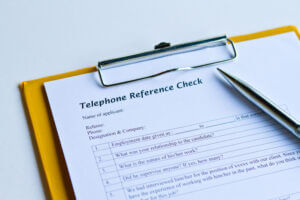 Employee Reference Check Form courtesy of Shutterstock.com