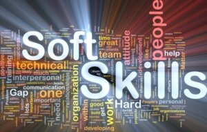 Background concept wordcloud illustration of soft skills glowing light courtesy of Shutterstock.com